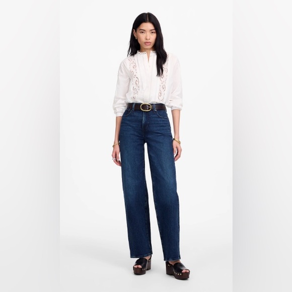 Madewell Denim - Madewell "Perfect Vintage Wide Leg Petite" Jean